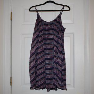 EXPRESS Patterned Shift Dress | Size M